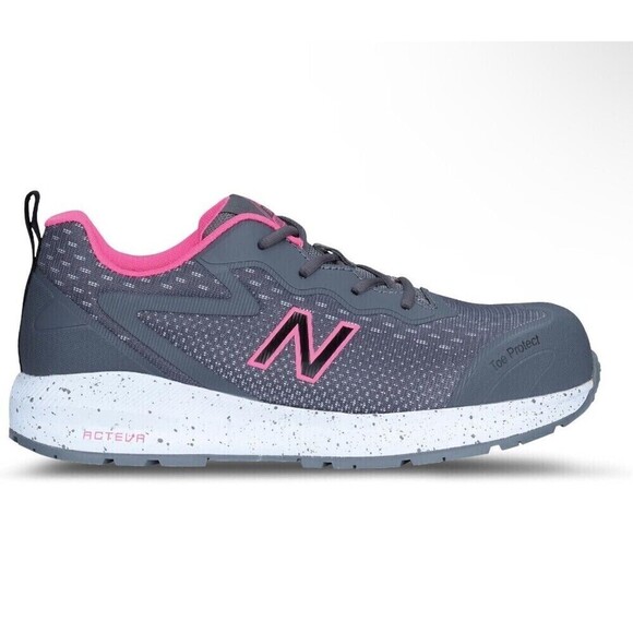 New Balance Logic composite safety toe Widlogigr-b 9.5 B Acteva excellent - Picture 11 of 12